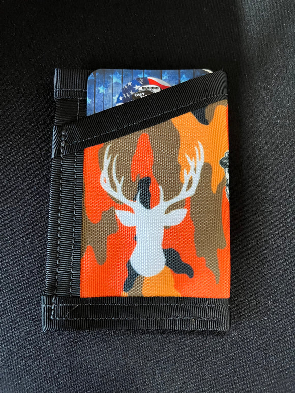 Buck Orange Camo Wallet