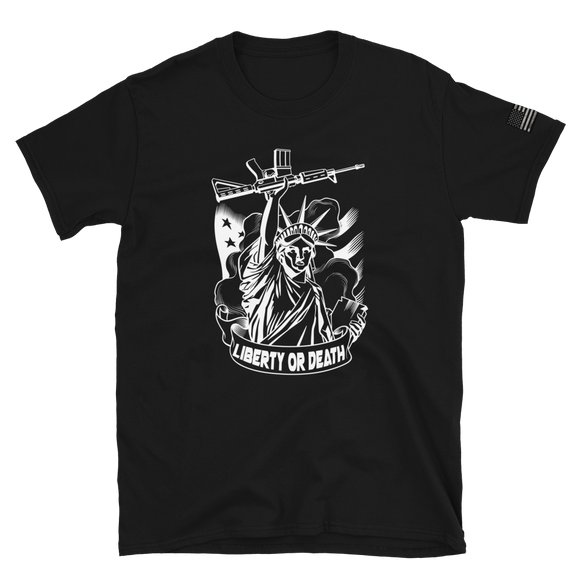 Liberty or Death wht T-Shirt
